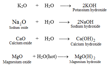 water sodium alkalies oxides basic potassium soluble base hydroxide chemistry litmus non naoh calcium koh acidic called those which
